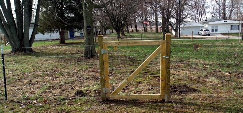 Wood Fence Gate